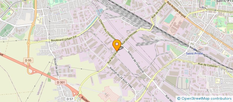 localisation de l'entreprise PRO ARMATURE RHONE  CORBAS