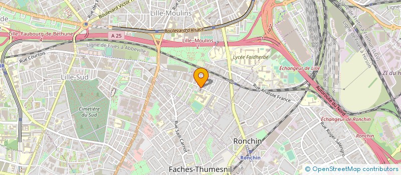 localisation de l'entreprise PRO ARMY à LILLE