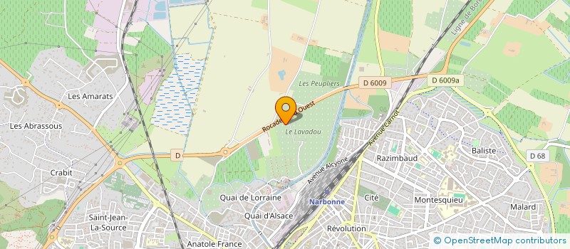 localisation de l'entreprise PRO ART à NARBONNE
