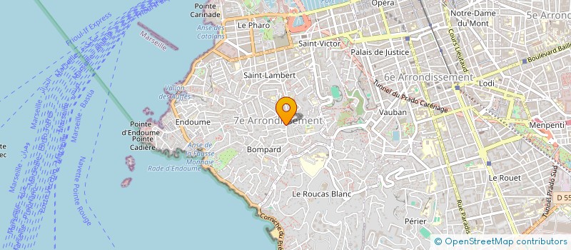 localisation de l'entreprise PRO ARTS MARSEILLE à MARSEILLE