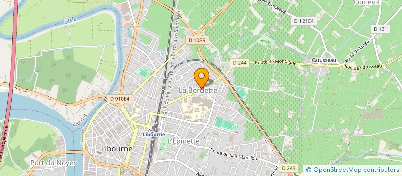 localisation de l'entreprise PRO-ASSURANCES-SANTE à LIBOURNE
