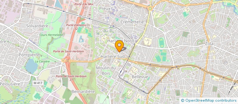 localisation de l'entreprise PRO ATLANTIQUE CONSTRUCTION à SAINT-HERBLAIN