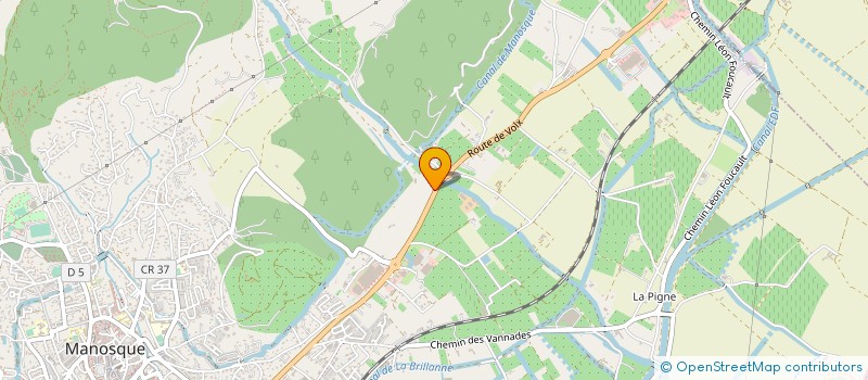 localisation de l'entreprise PRO ATTITUDE à MANOSQUE