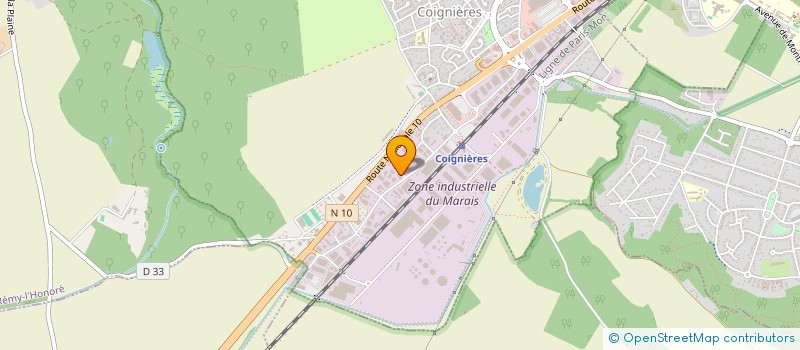 localisation de l'entreprise PRO AUTO à COIGNIERES