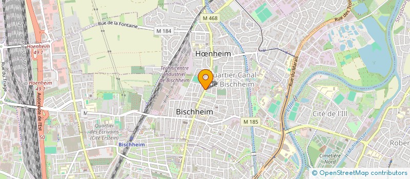 localisation de l'entreprise PRO AUTO PARE BRISE à BISCHHEIM