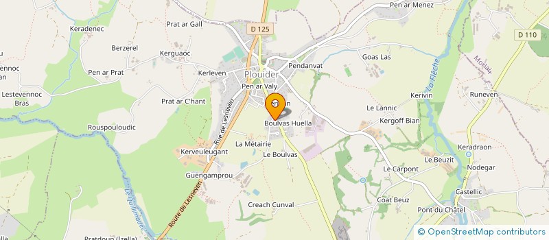 localisation de l'entreprise PRO AVENIR  PLOUIDER