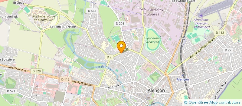 localisation de l'entreprise PRO AVENIR à ALENCON