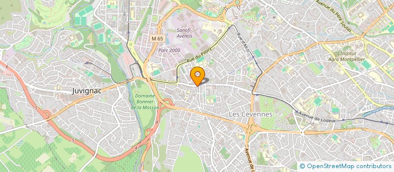 localisation de l'entreprise PRO AVENUE à MONTPELLIER