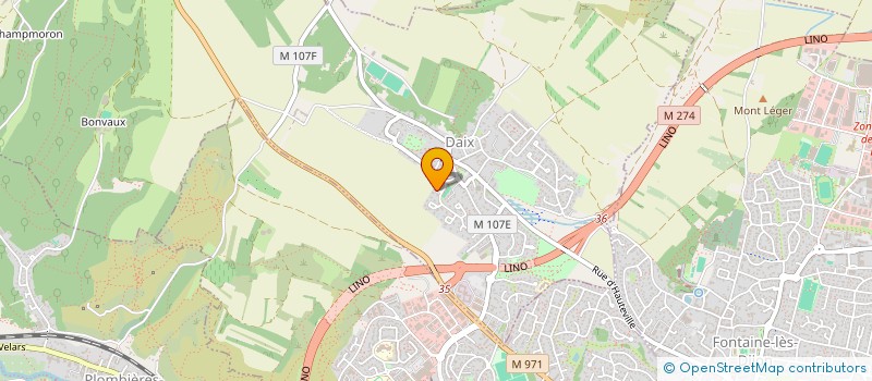 localisation de l'entreprise PRO-B 2A  DAIX