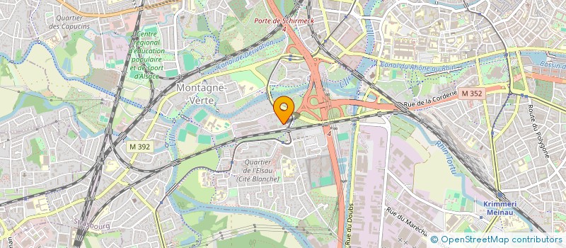 localisation de l'entreprise PRO B. à STRASBOURG