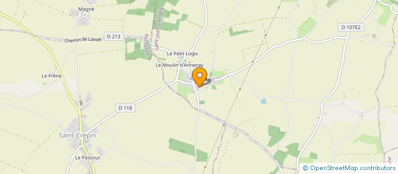 localisation de l'entreprise PRO BARDAGE COUVERTURE  ANNEZAY