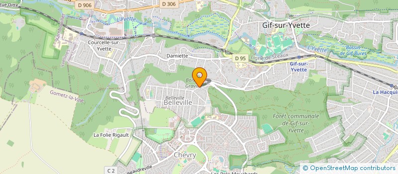 localisation de l'entreprise PRO BAT 2H  GIF-SUR-YVETTE