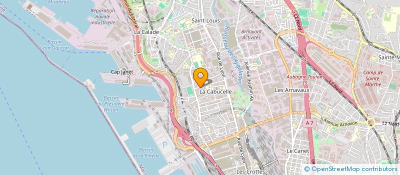 localisation de l'entreprise PRO BAT 3 à MARSEILLE