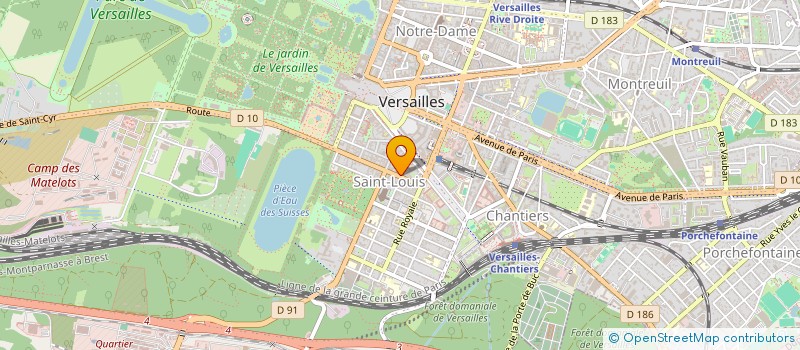 localisation de l'entreprise PRO - BAT à VERSAILLES