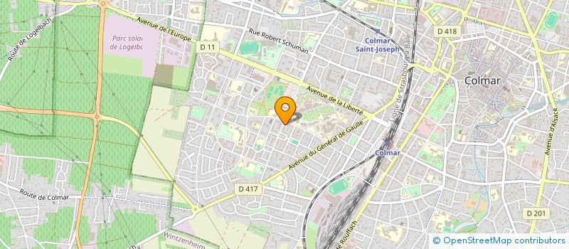 localisation de l'entreprise PRO BAT  COLMAR