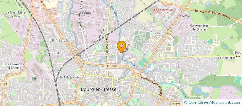 localisation de l'entreprise PRO-BAT  BOURG-EN-BRESSE