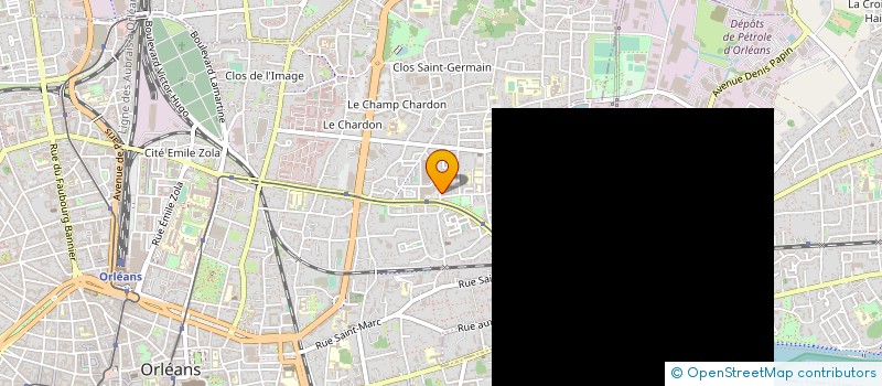 localisation de l'entreprise PRO BAT à ORLEANS