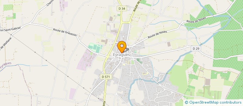 localisation de l'entreprise PRO-BAT à EYRAGUES