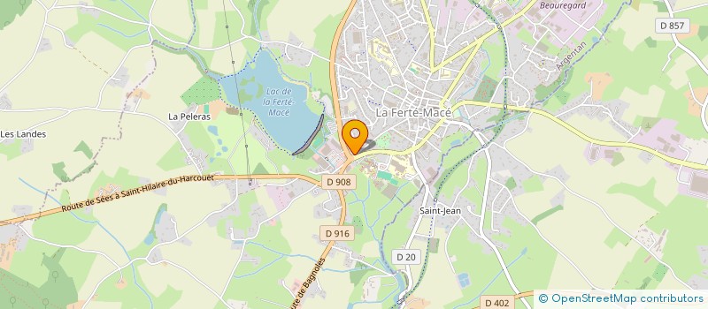 localisation de l'entreprise PRO BAT 61 à LA FERTE MACE