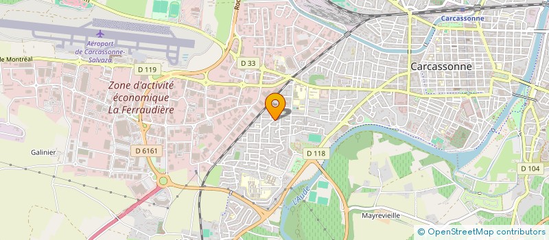 localisation de l'entreprise PRO BAT à CARCASSONNE