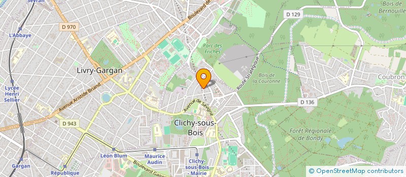 localisation de l'entreprise PRO-BAT à CLICHY-SOUS-BOIS
