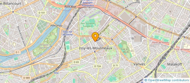 localisation de l'entreprise PRO BAT à ISSY-LES-MOULINEAUX