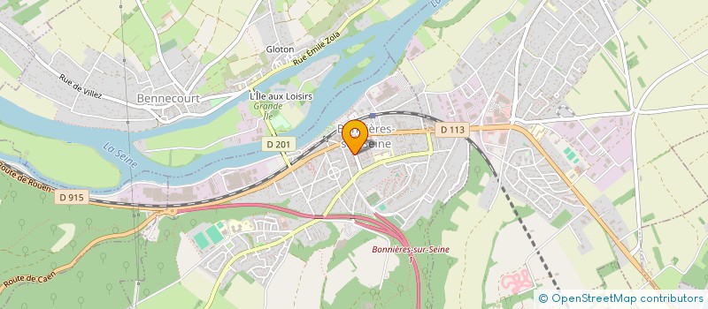 localisation de l'entreprise PRO BAT à BONNIERES-SUR-SEINE
