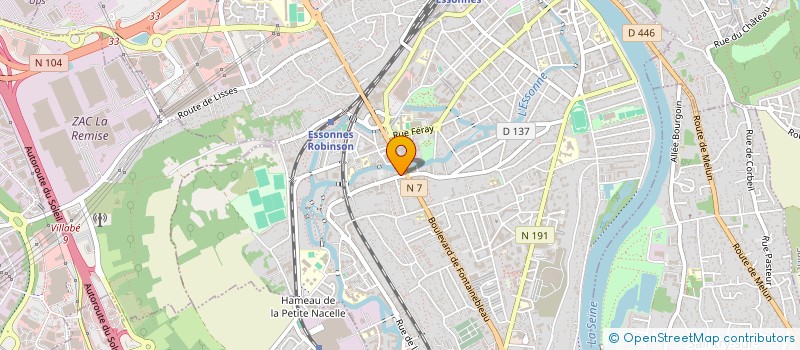 localisation de l'entreprise PRO BAT 91 à CORBEIL-ESSONNES