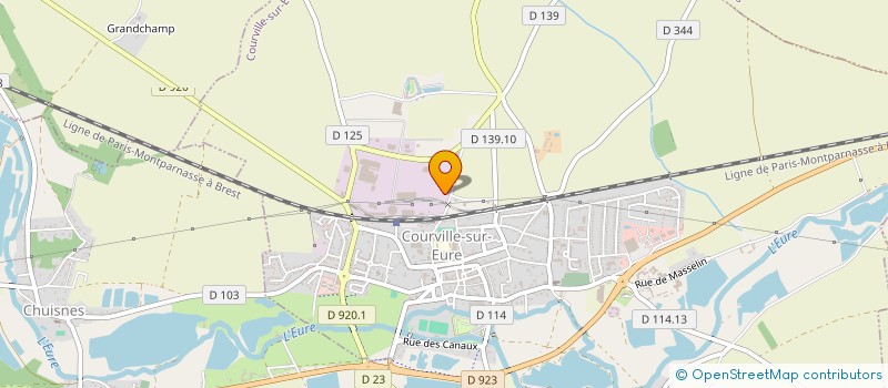 localisation de l'entreprise PRO-BAT AGENCEMENT à COURVILLE-SUR-EURE