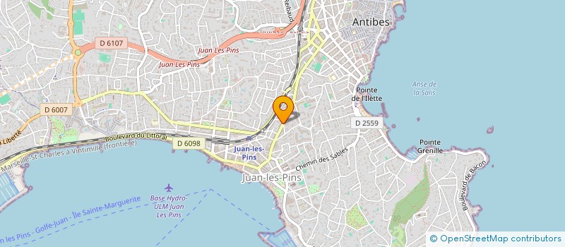 localisation de l'entreprise PRO BAT AZUR  ANTIBES