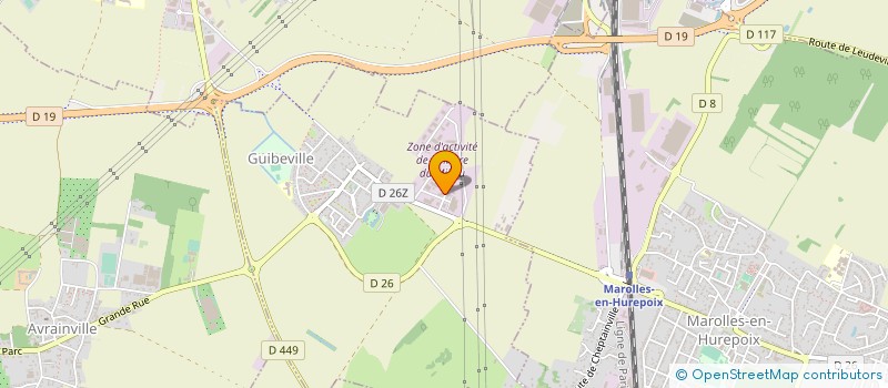localisation de l'entreprise PRO BAT CD à GUIBEVILLE