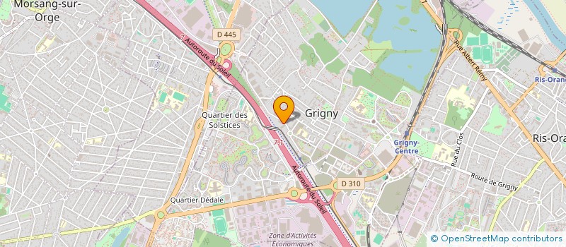 localisation de l'entreprise PRO BAT CONSTRUCTION à GRIGNY