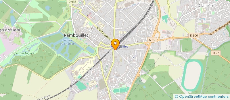 localisation de l'entreprise PRO BAT DECO  RAMBOUILLET