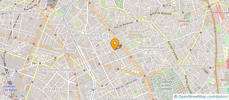 localisation de l'entreprise PRO BAT ECA  PARIS