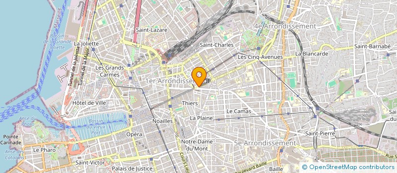 localisation de l'entreprise PRO BAT ELEC à MARSEILLE