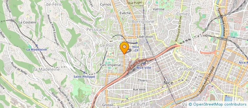 localisation de l'entreprise PRO BAT MENUISERIE à NICE