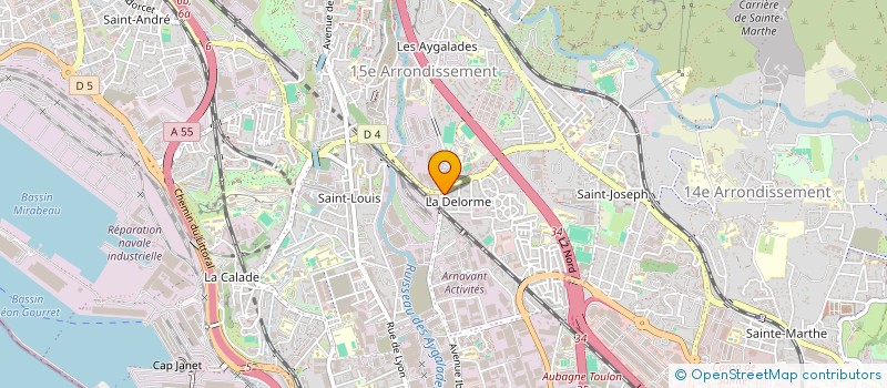 localisation de l'entreprise PRO BAT RENOVATION D'OR  MARSEILLE
