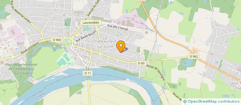 localisation de l'entreprise PRO BAT SARL à CHATEAUNEUF-SUR-LOIRE