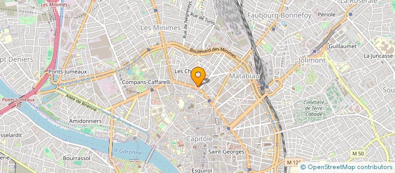 localisation de l'entreprise PRO BAT SUD OUEST  TOULOUSE