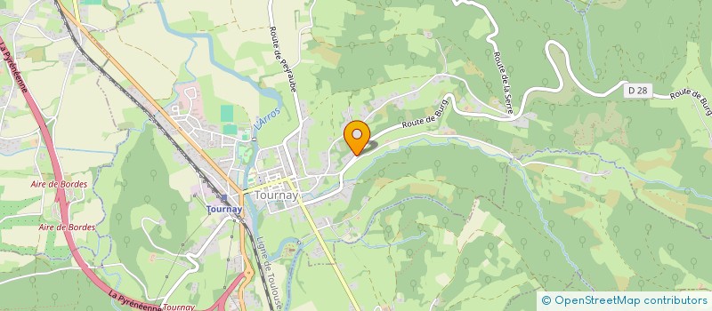 localisation de l'entreprise PRO-BATI  PEYRAUBE