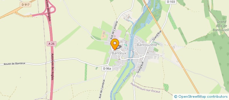 localisation de l'entreprise PRO BATI  BANTEUX