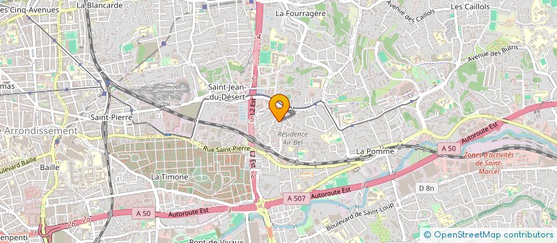 localisation de l'entreprise PRO BATI DAY  MARSEILLE