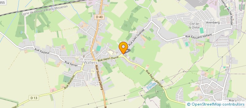 localisation de l'entreprise PRO BATI-GLOB  WALLERS