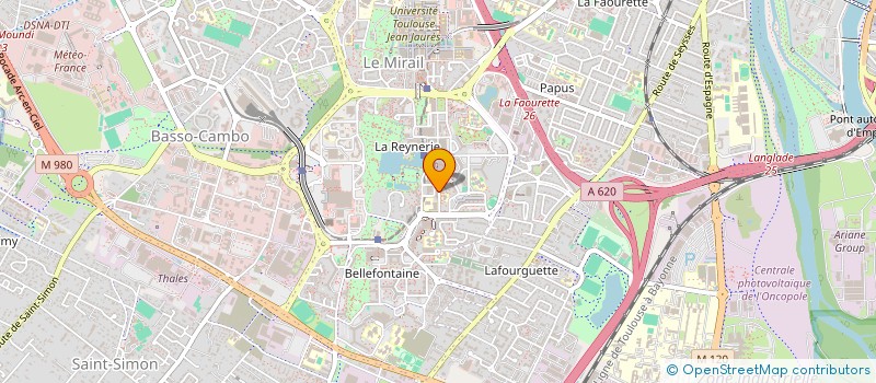 localisation de l'entreprise PRO-BATI-SERV à TOULOUSE