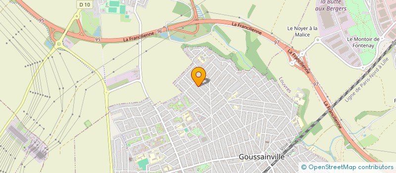 localisation de l'entreprise PRO BATI SOL  GOUSSAINVILLE