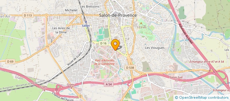 localisation de l'entreprise PRO-BATICONCEPT à SALON-DE-PROVENCE