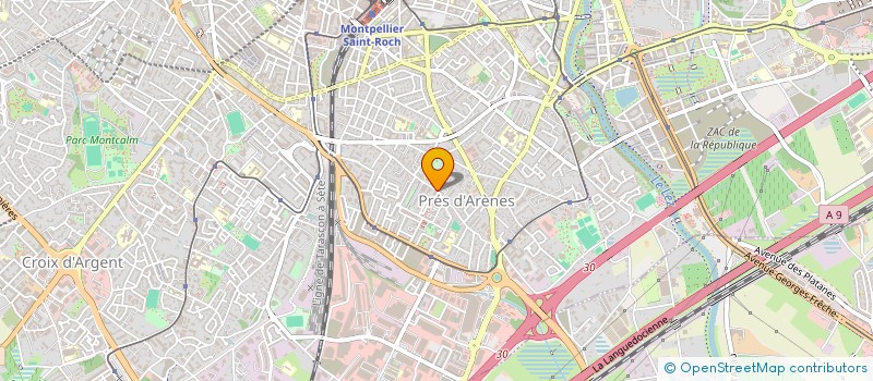 localisation de l'entreprise PRO-BATILAND  MONTPELLIER