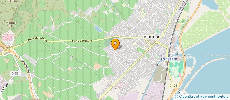 localisation de l'entreprise PRO BATIMENT à FRONTIGNAN