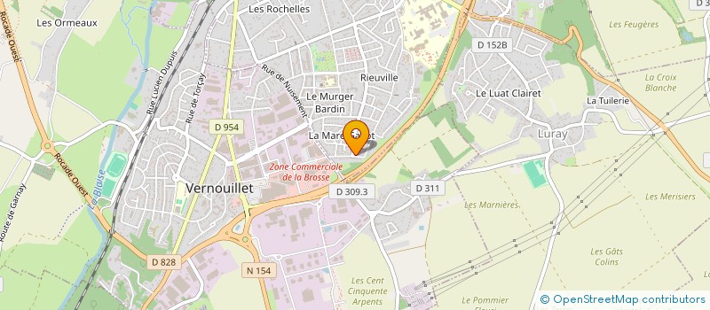 localisation de l'entreprise PRO BATIMENT à DREUX