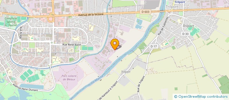 localisation de l'entreprise PRO BATIMENT à MEAUX